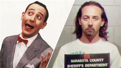 fake pee wee herman arret recording 1991|peewee herman bike scandal.